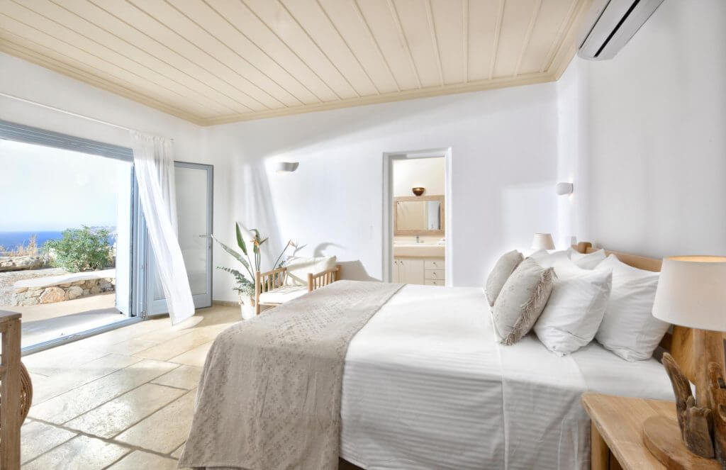 Bedroom, Gran Kanalia Villa Mykonos