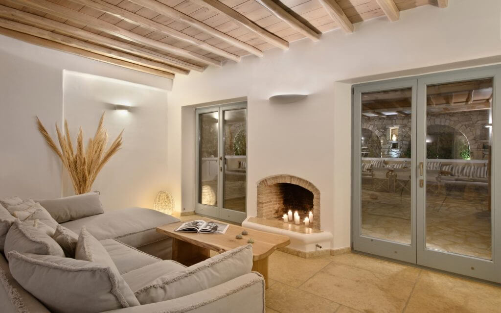 Second Living Room, Gran Kanalia Villa Mykonos
