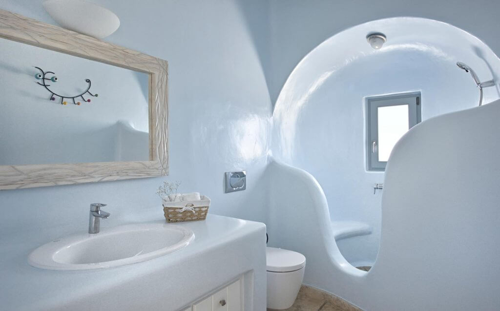 Ensuite Bathroom, Gran Kanalia Villa Mykonos