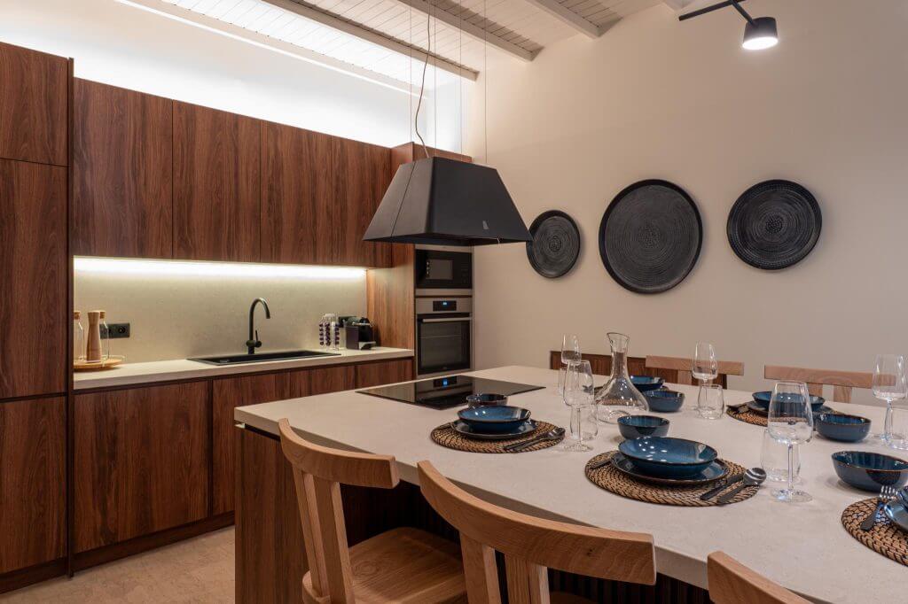 Fully Equipped Kitchen, Sounio Poseidon Villa